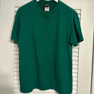 vintage harley davidson motorcycle company HD green short sleeve tshirt size lg
